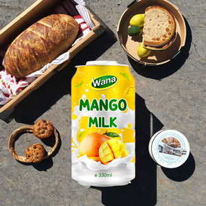 Vietnam Supplier's Private Label 100% Pure Low-Fat Fresh-Squeezed Mango Flavored Milk Puree Fruit Vegetable Juice Can OEM - Product Image 1