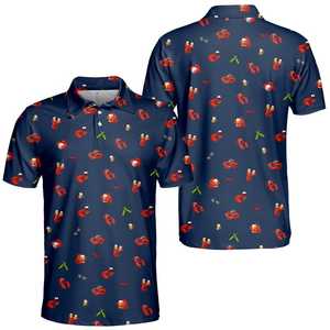 Polo à manches courtes en coton confortable pour homme, nouvelle collection, coupe ajustée, anti-plis, brodé et imprimé, très tendance - Product Image 2