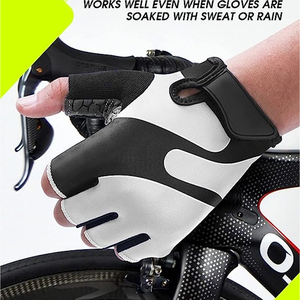 Gants imperméables pour la conduite, gants respirants pour la conduite, gants de cyclisme à doigts courts, gants de course unisexes - Product Image 4