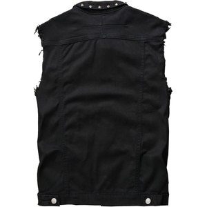Gilet en jean sans manches pour homme, style punk gothique, avec rivets, best-seller 2026 - Product Image 2