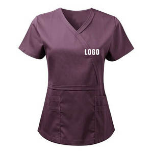 Tenues d'hôpital promotionnelles écologiques et légères, ensembles de blouses médicales pour femmes résistants aux plis, détection d'aiguilles, logo personnalisable - Product Image 6