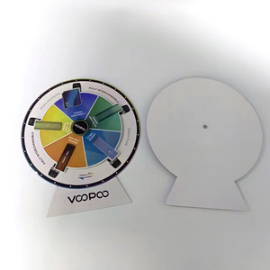 Roue de loterie promotionnelle personnalisée Vcopco avec sections colorées pour la publicité et les événements - Product Image 1