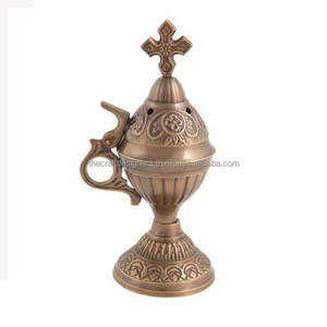 Brûleur d'encens vintage de style européen pour jardin décoratif porte-encens en laiton à des prix raisonnables - Product Image 3