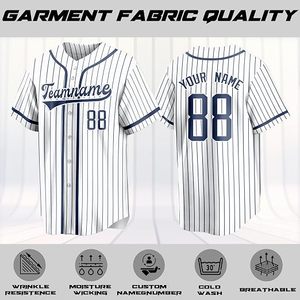 Camiseta de Béisbol Personalizada con Nombre y Número Bordados, Uniforme Deportivo con Botones para Hombres, Mujeres y Niños - Product Image 2