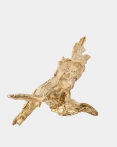 Sculpture murale artisanale de forme irrégulière, décoration artistique rustique pour salon - Product Image 4