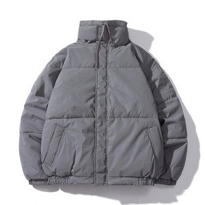 Veste d'hiver matelassée pour homme et femme, marque de luxe, mode coréenne, épaisse et chaude, streetwear Harajuku, hip-hop, veste parka décontractée ample pour homme - Product Image 6