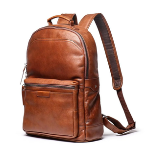 Sac à dos pour ordinateur portable imperméable de haute qualité, best-seller, 100% cuir, sangle en cuir personnalisée, sac de voyage de qualité supérieure - Product Image 6