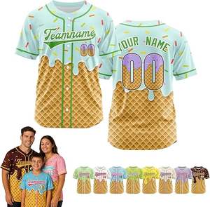 Uniforme de Béisbol de Manga Corta de Fabricación Profesional, Ropa Deportiva para Equipos, Uniforme de Béisbol Cómodo de Corte Regular - Product Image 1