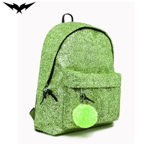 Sac à dos scolaire scintillant avec paillettes, sac à bandoulière personnalisé avec logo brodé, sac de rangement extérieur sublimé, imperméable - Product Image 2