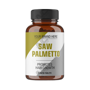 Comprimés de palmier nain naturel Nutricore pour la croissance des cheveux chez l'adulte - Complément alimentaire de santé en gros - Product Image 1