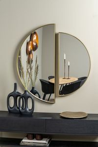 <b>Square</b> Shape Hanging Vintage Wall <b>Mirror</b> with Metal Border Wall Hanging <b>Mirror</b> with Chain | Decorative Black Border <b>Mirror</b> - Product Image 3