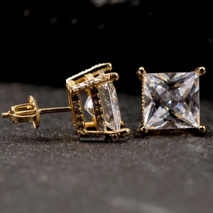 Best Selling Brilliant Cut Diamond <b>Earrings</b> with Secure Lock Comfortable Fashion Jewelry for Everyday Styling Available for Sale - Product Image 3