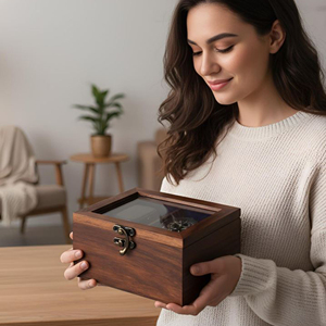 Organizador de Relojes de Madera de Lujo, Caja de Regalo de Madera para Relojes con Marca Personalizada por AYAANS - Product Image 5