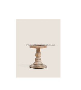 Hermoso portavelas de madera hecho a mano para ocasiones de regalo e Ideas de inspiración de diseño decorativo ecológico para el hogar - Product Image 2