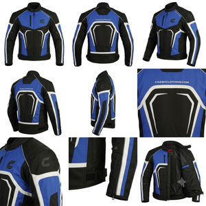 Blouson de moto unisexe en cuir et textile 600D, respirant, coupe-vent, grandes tailles, personnalisable OEM ODM, vente en gros, faible MOQ - Product Image 3