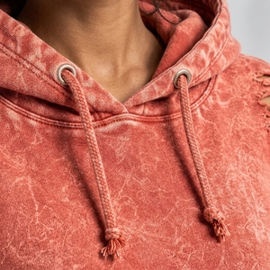 Sweats à capuche tendance pour femmes, effet usé, conçus avec des matériaux de qualité, pour un style streetwear moderne et décontracté. - Product Image 6