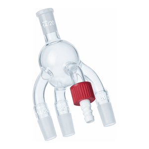 Adaptateurs de récepteurs sous vide de sécurité SciLab GL14 pour 3 ou 4 petites fioles de laboratoire - Product Image 3