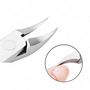 Coupe-ongles ergonomique en acier inoxydable OEM personnalisé avec ressort, pour manucure et pédicure - Product Image 2