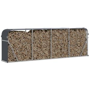 118.1 antracite "x 17.7" x 39.4 "supporto in acciaio zincato per la conservazione - Product Image 3