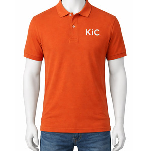 เสื้อโปโลชายคุณภาพสูง ผ้าฝ้าย 100% สีพื้น สวมใส่สบาย ระบายอากาศได้ดี น้ำหนักเบา เหมาะสำหรับฤดูร้อน แบบติดกระดุมที่คอ - Product Image 1