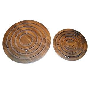 Laberinto bola en laberinto juego de rompecabezas de madera superior juegos de dominó estándar artículo de regalo al por mayor artesanía india de alta calidad personalizada - Product Image 2