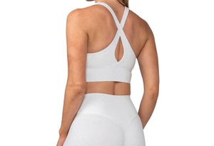 Elegant Sexy Knitted Wire-Free Breathable Lace <b>Bras</b> Women Everyday Adjustable Straps Solid Pattern Full Cup Soft Padding Added - Product Image 2