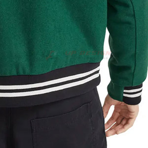 เสื้อแจ็คเก็ตเบสบอลผู้ชายคุณภาพสูง ระบายอากาศได้ดี เป็นมิตรกับสิ่งแวดล้อม ปรับแต่งได้ตามต้องการ สวมใส่สบาย  ขั้นต่ำในการสั่งซื้อน้อย  สินค้ามาใหม่ แจ็คเก็ตคอตั้ง - Product Image 5