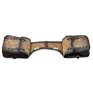 Bolsa de Cuero para Sillín de Caballo Estilo Western, para Motocicleta, Hecha a Mano, Tallada a Mano, 100% Cuero de Búfalo, Color y Logotipo Personalizados SS - Product Image 4