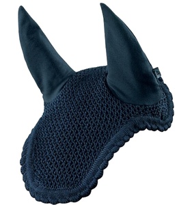 Luxury Soft Cotton Horse Ear Hood Custom Horse Ear Bonnet Breathable <b>Fly</b> Veil Equestrian Riding Equipment Wholesale OEM - Product Image 4