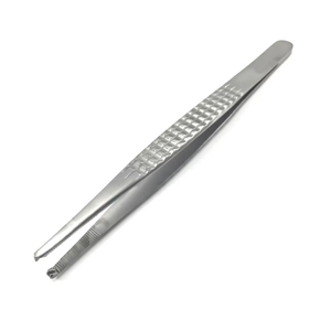 Pinzas para Tejido Óseo Premium de 19 cm, 1x2 Dientes con Puntas Serradas, Acero Inoxidable, Instrumentos Médicos Quirúrgicos Ortopédicos, CE ISO - Product Image 2