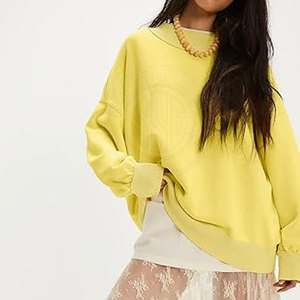 <b>Women</b> Mock Neck Sweatshirt Minimal Design Soft Touch Fabric For Comfortable Daily Wear Style - Product Image 2