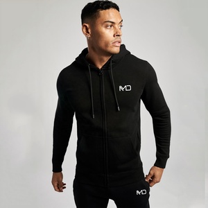 430g Mens Cotton Blended Hoodie Breathable Loose Heavyweight Pullover Custom Logo Solid Color Basics For Winter Streetwear - Product Image 1