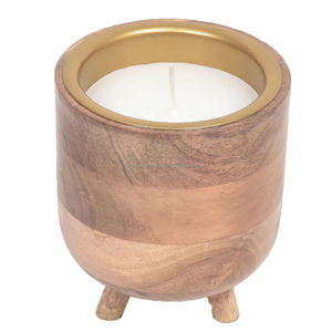 Vente en gros de chandelier en bois personnalisé de luxe fait à la main bougeoir en bois de manguier - Product Image 1