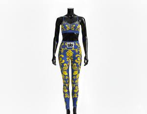 women yoga set best quality sublimation and fabric - Product Image 3