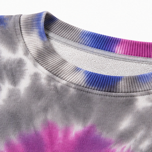 Sweat-shirt Tie Dye, coupe ajustée, 100 % coton, fabrication sur mesure, tricotage de qualité supérieure, vêtements de sport, confort optimal. - Product Image 6