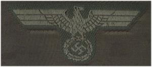 Casquette Bevo personnalisée avec insignes d'aigles et de crânes, casquette de cérémonie avec insignes d'aigles et de crânes - Product Image 3