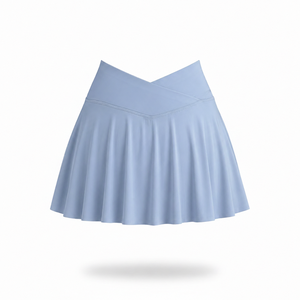 Women's High Waisted Tennis Pickleball Sports Skirt with Built in Lining V-shape waistband Breathable Quick Dry sports skort - Product Image 4