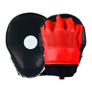 High Quality Customized Logo Punching Mitts Curved <b>Focus</b> <b>Pad</b> 14oz Leather Boxing Training UV Protection Comfortable Design - Product Image 1
