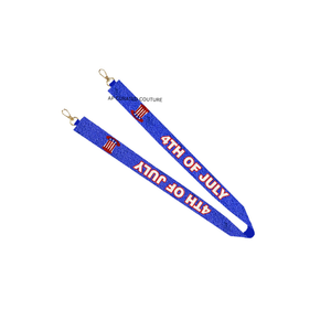 Correas de bolso personalizadas con cuentas para el 4 de julio, diseño inspirado en la bandera, correas cruzadas personalizadas para el Día de la Independencia - Product Image 3