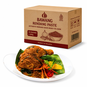BAWANG Halal <strong>Rendang</strong> <strong>Paste</strong> 40 X 200g Carton Spiced Coconut Curry Slow-Cooked Style Ready-to-Cook - Product Image 1
