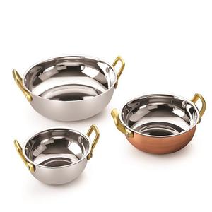 Poêle à frire en cuivre artisanal Sahika indien martelé à la main, revêtement antiadhésif, base épaisse, poignée en cuivre, compatible gaz et induction - Product Image 5