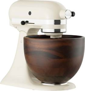Bol mélangeur KitchenAid en bois moderne, fait main, écologique, pour batteur sur socle, idéal pour la pâtisserie, les fêtes de déménagement et le Ramadan - Product Image 2