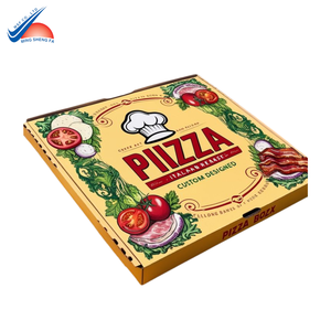 Caja de Pizza de Cartón Reciclable |   Caja de Pizza Biodegradable para Venta al por Mayor - Product Image 1