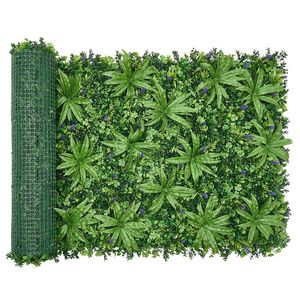 Pannelli di Bosso Artificiale 40 x 120 cm, Protezione Solare, Sfondo Verde, Recinzione per Privacy, Erba Finta, Parete Vegetale Artificiale - Product Image 1