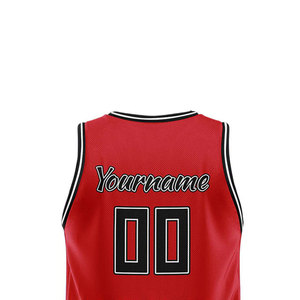 Maillot de basket-ball personnalisé avec design sublimé, séchage rapide, respirant, personnalisable, en mesh, pour l'entraînement - Product Image 6