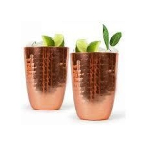 Event Use Copper Glass Tumbler Party Drink Ayurvedic Drinking Water Cup Metal <b>Drinkware</b> Export Supplier - Product Image 1