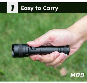 CITICITY <b>LED</b> Flashlight, <b>Rechargeable</b> High Lumen Portable Mini Tactical Flashlight for Camping Outdoors Home Battery for Free - Product Image 2