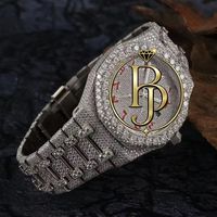 Montre pour homme Briva Luxury Square Case, mouvement à quartz analogique, boîtier et bracelet en acier inoxydable, résistance à l'eau 10 bars, date, écologique