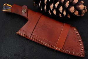 Couteau de chef en acier damas forgé à la main, manche ergonomique en bois, durable, tranchant comme un rasoir, couteau à découper de haute qualité - Product Image 5