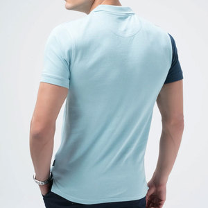 Polo homme premium, coupe slim, séchage rapide, haute qualité, nouveau design, prix bas, en stock, couleur unie. - Product Image 2